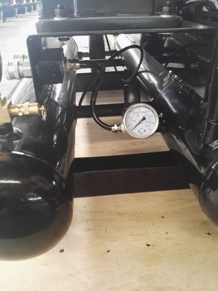 Wheelbarrow or Petrol Engine Twin Tank Piston Air Compressor Single Stage Air Compressor