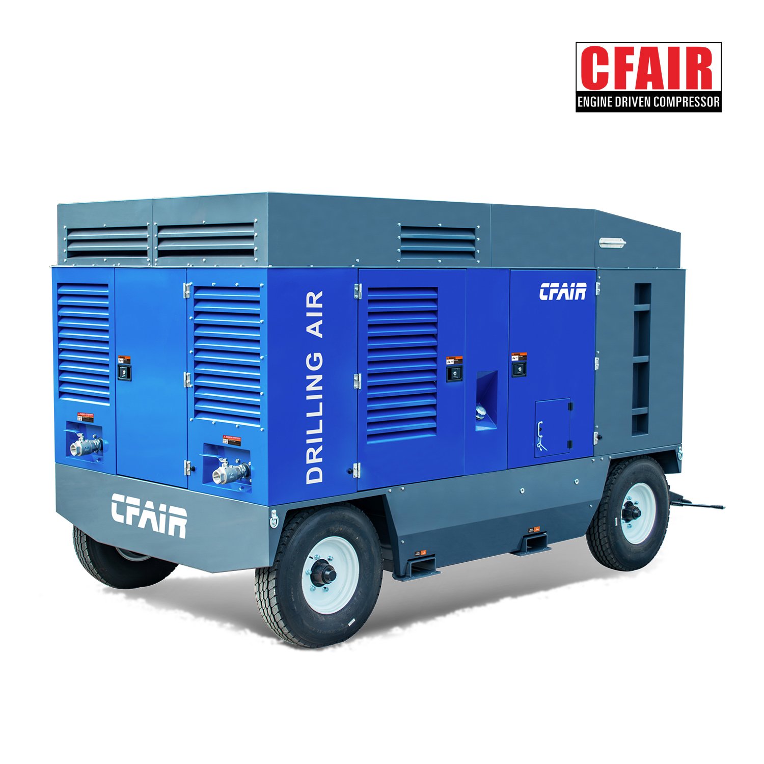 1200cfm BOX TYPE Construction Compressor Drilling Machine 10.5bar air Compressor with Aftercooler Heavy Duty