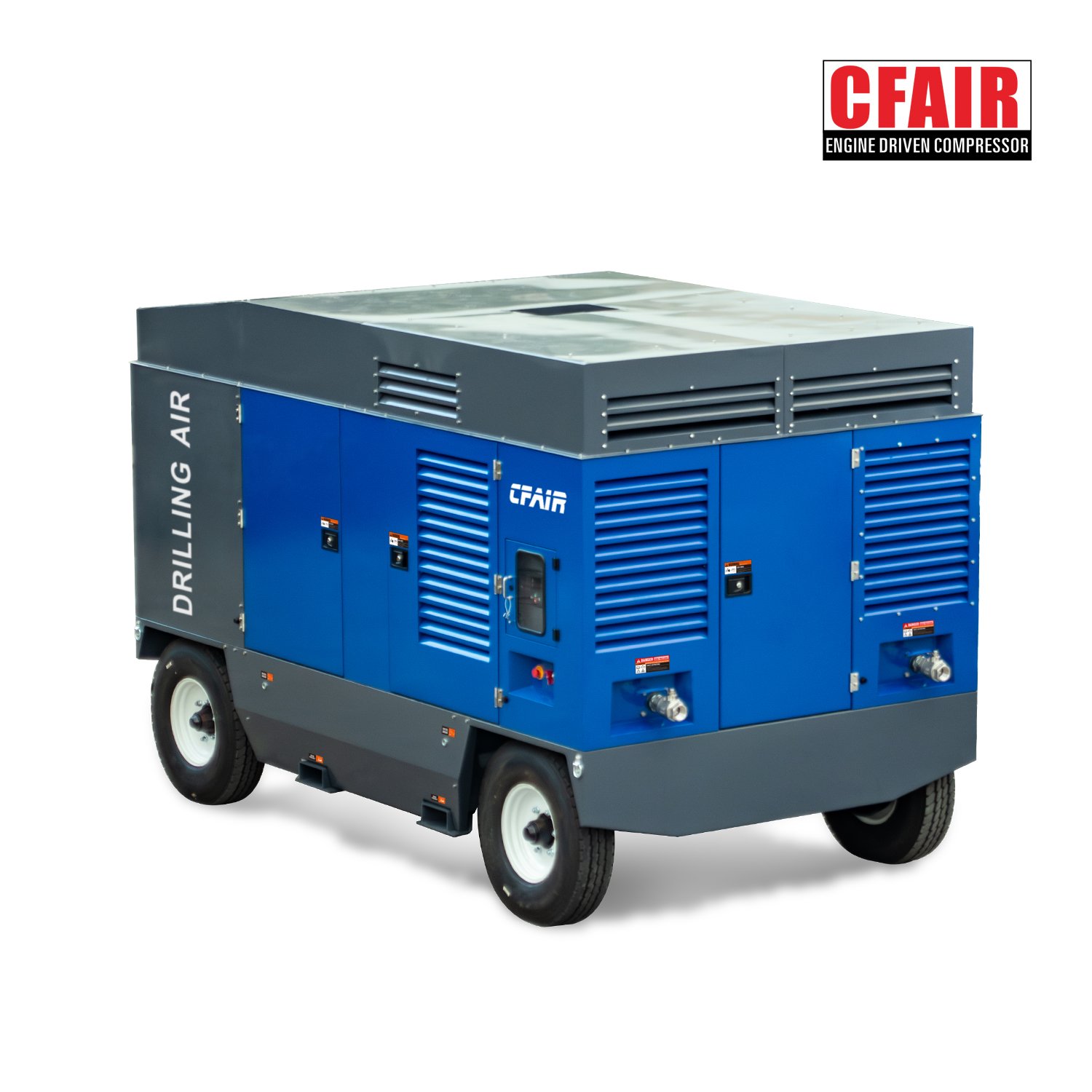 1200cfm BOX TYPE Construction Compressor Drilling Machine 10.5bar air Compressor with Aftercooler Heavy Duty