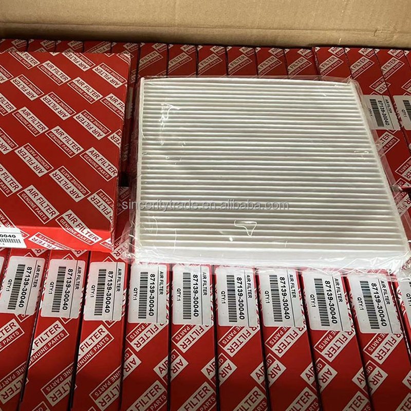 High Quality Cabin Filter Car Filter Cold air Intake for 87139-30040 87139-30040-79 87139-30070 87139-50060 87139-50060-79 87139