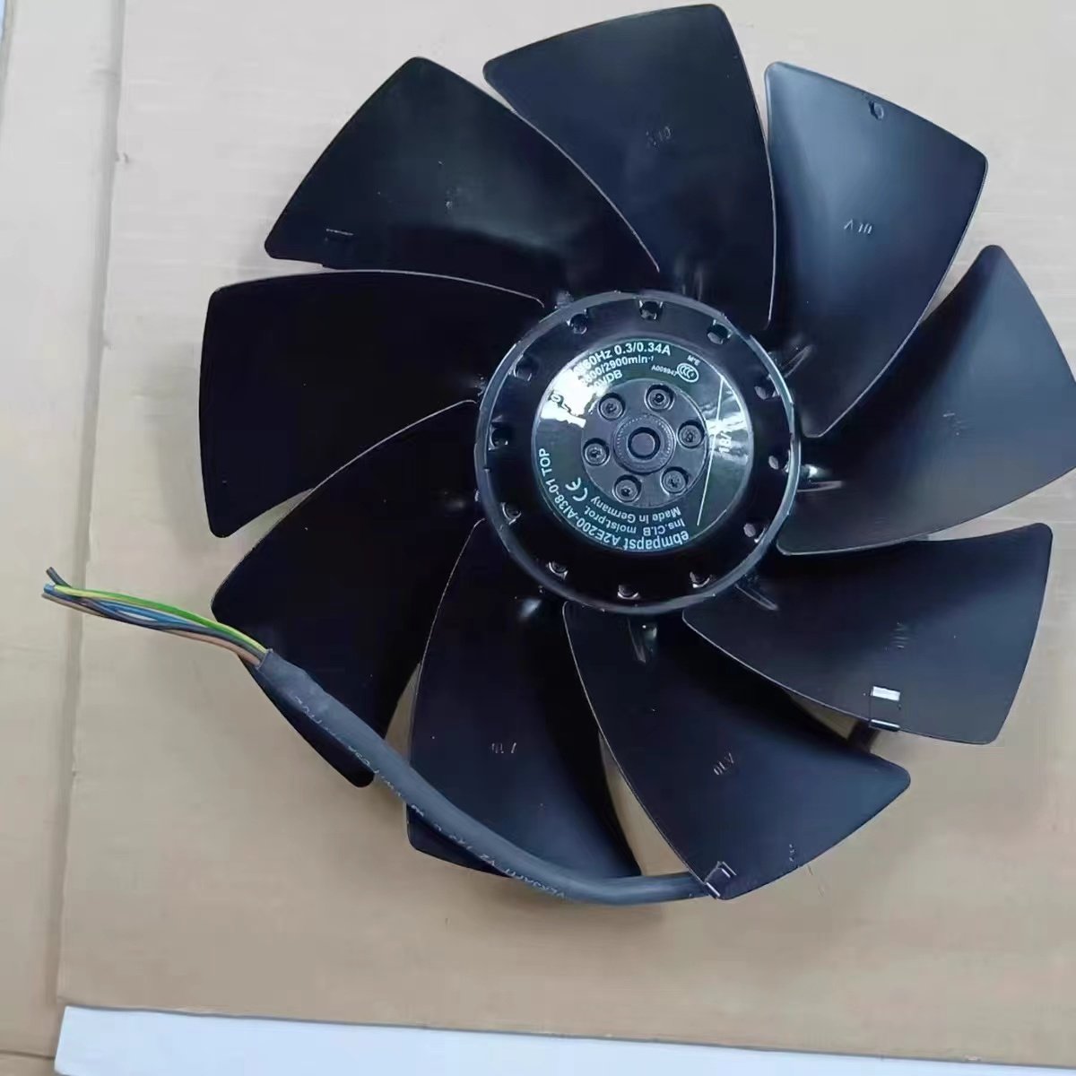 Original Brand Axial Cooling Fan Germany EBMPAPST A2E200-AI38-01 230VAC 64W