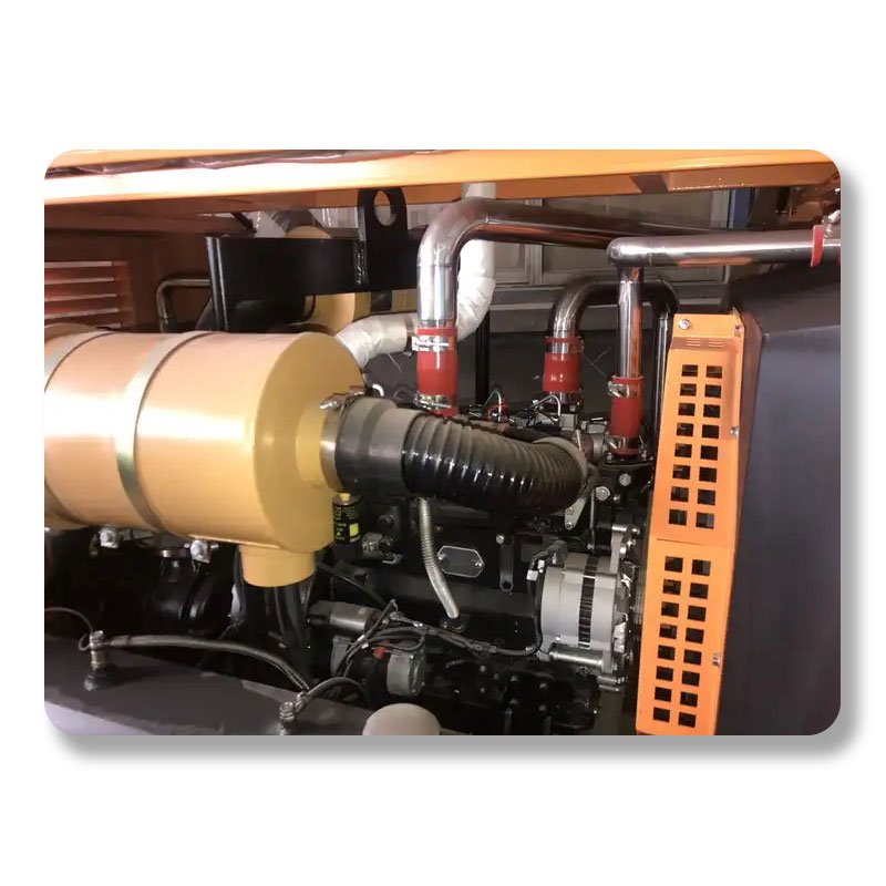 Factory Price Mining Machines 8 bar 220CFM Portable Diesel Screw Air Compressor for Down the Hole Drill