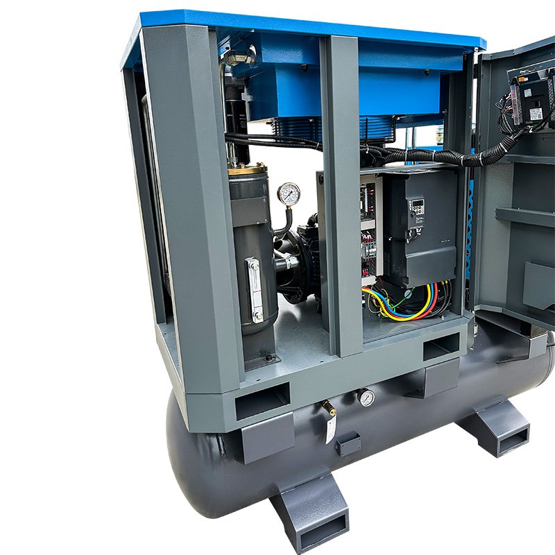 Ruihong Silent 30HP Screw Air Compressor Dryer System Compressed Air Dryer Refrigerated Air Compressor with Dryer