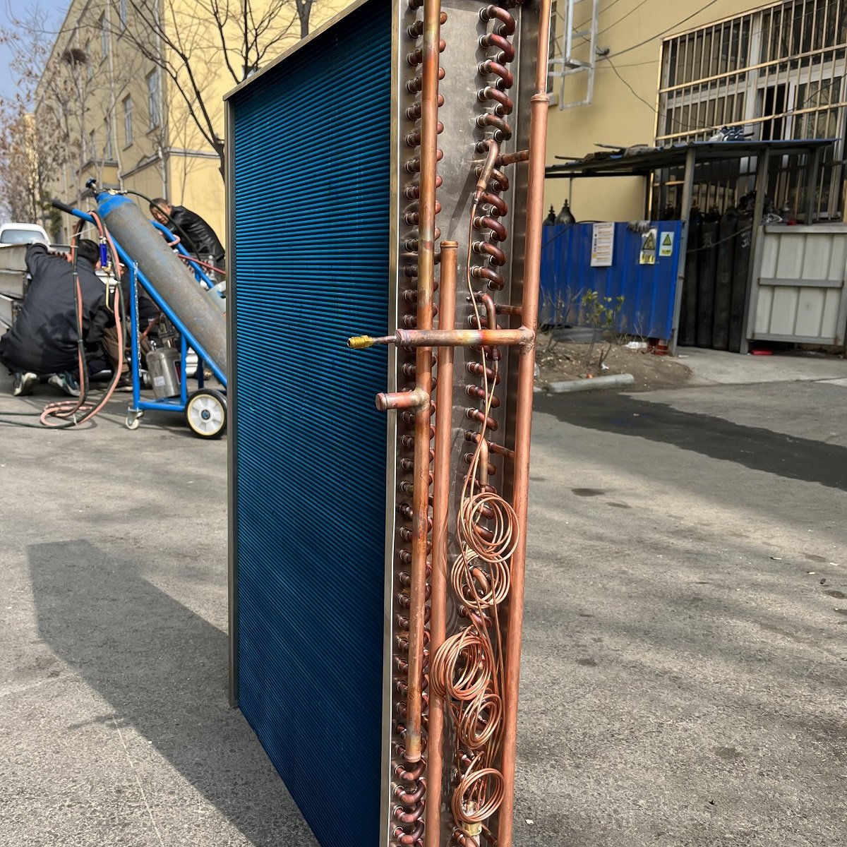 Customizable Dehumidifier with Copper Tube Fin Condenser Evaporator Heat Exchanger Product