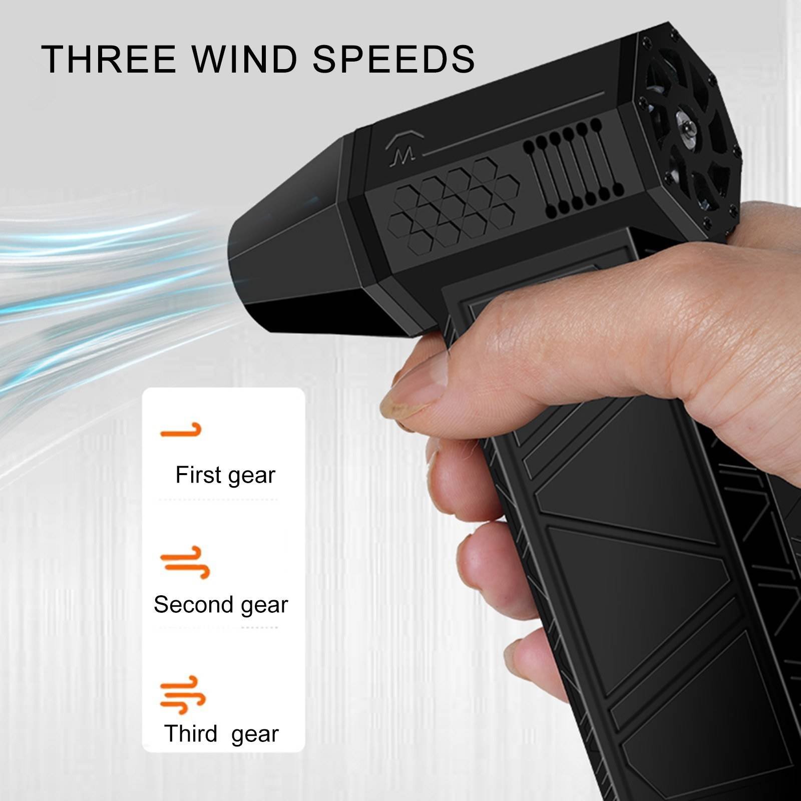 130000 RPM Turbo Jet Fan X3 Portable Body Brushless Auto Air Duster Violent Air Blower Car Home Cleaning Industrial Grade