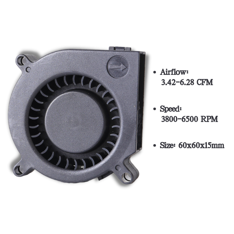 Manufacturer 6015 Exhaust Fan 5v 12v Mini Dc Brushless Bbq Blowers 60x15mm Fan Low Noise Blower Fan 12v