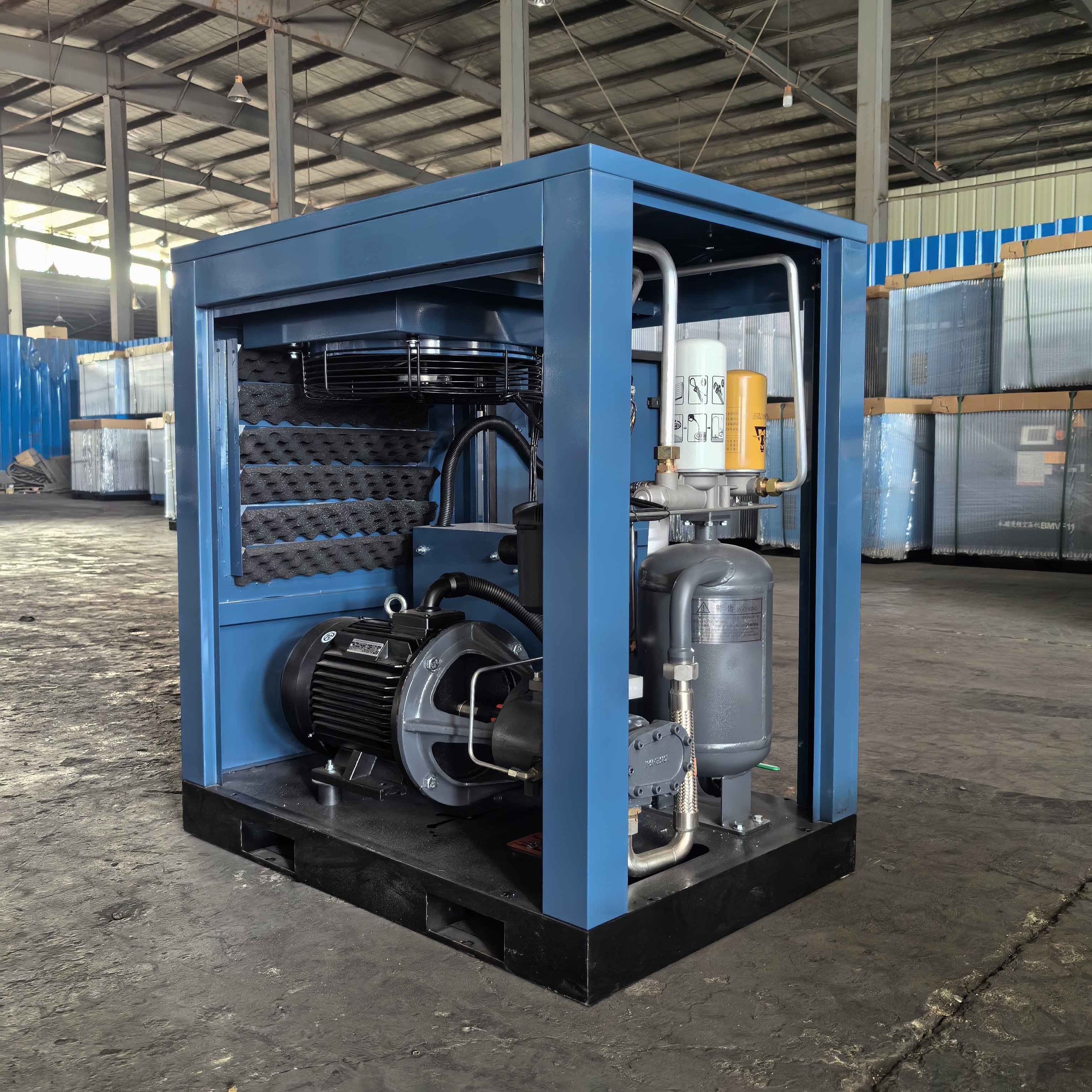 Chinese Supplier Kaishan BMVF11 Vsd Energy Saving Screw Air Compressor 11kw 15hp