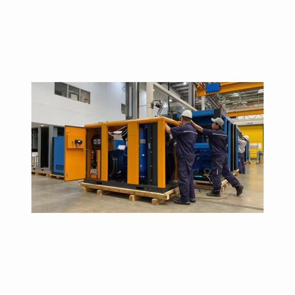 UNITED 55-220KW 74HP 100HP 120HP 147HP 177HP 215HP 248HP 268HP 295HP 380V Two-stage Fixed Screw Air Compressor 11-50m3/min