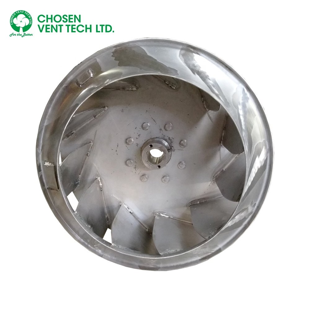 800mm Backward Centrifugal Fan Blower Impeller in Aluminum Alloy or Stainless Steel Material