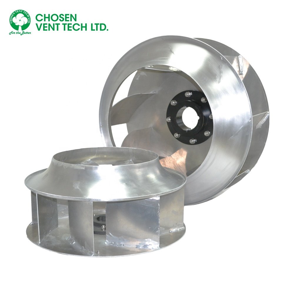 800mm Backward Centrifugal Fan Blower Impeller in Aluminum Alloy or Stainless Steel Material