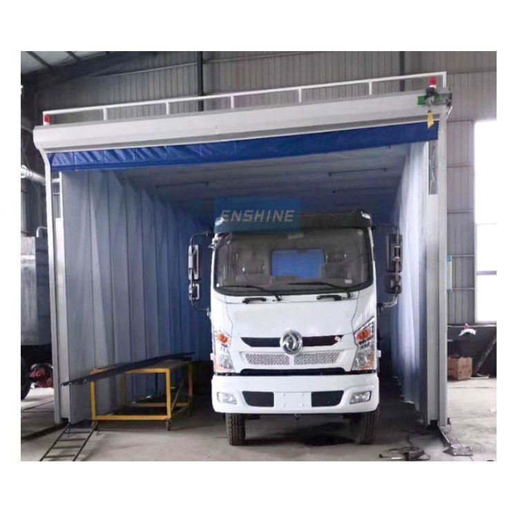 Retractable Removable Pvc Spray Booth Cabin Portable Spray Booth Car Painting with Filter System