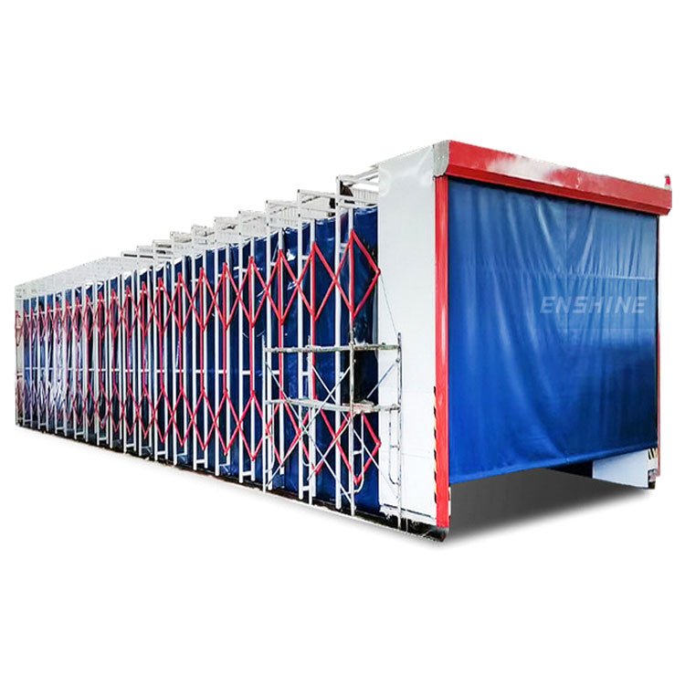 Retractable Removable Pvc Spray Booth Cabin Portable Spray Booth Car Painting with Filter System