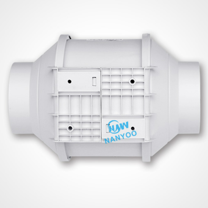 Silent Inline Fan Inline Extractor Intake Quiet Mixed Flow Energy Efficient Blower for Air Circulation in Ducting
