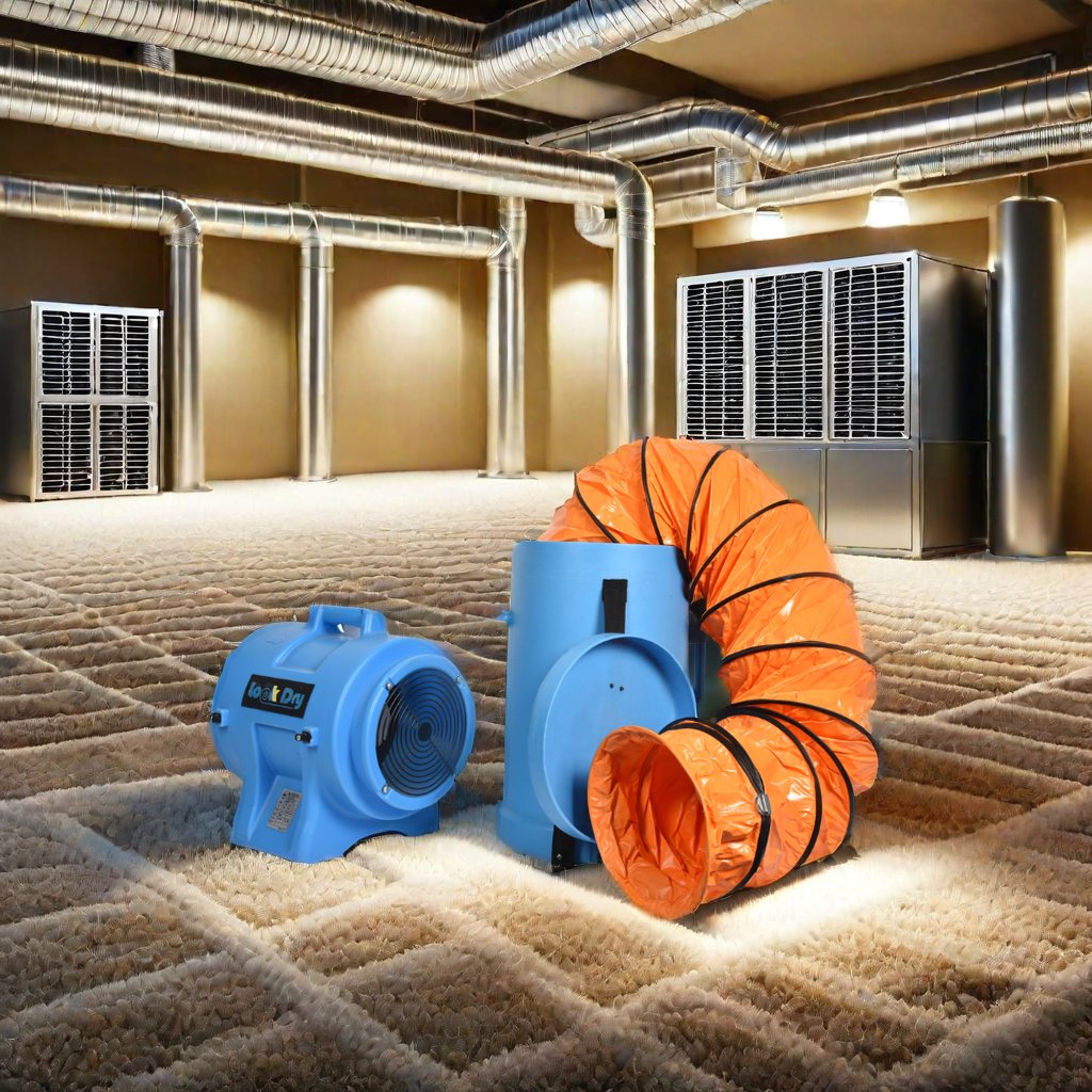 200mm Cyclone Blower Fan Industrial Axial Duct Canister Ventilator for Tunnel Basement Ventilation ETL-Certified Air Mover