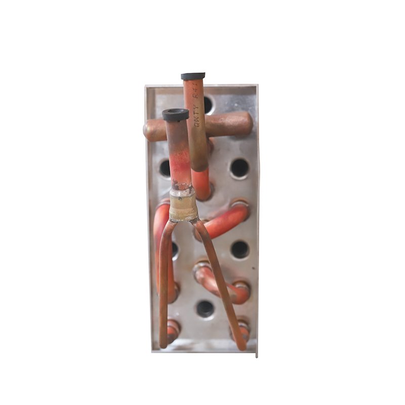 Air Curtain Cabinet Copper Tube Aluminum Fin Evaporator Condenser Plate Heat Exchanger