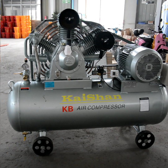 Kaishan KB15 Quality Belt Drive 30bar Industrial Compressor for Road Construction