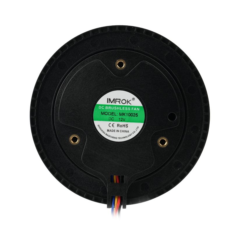 High Pressure 10025 12v 24v Small Radial Centrifugal Brushless Frameless Fan Dc Cooling Fan