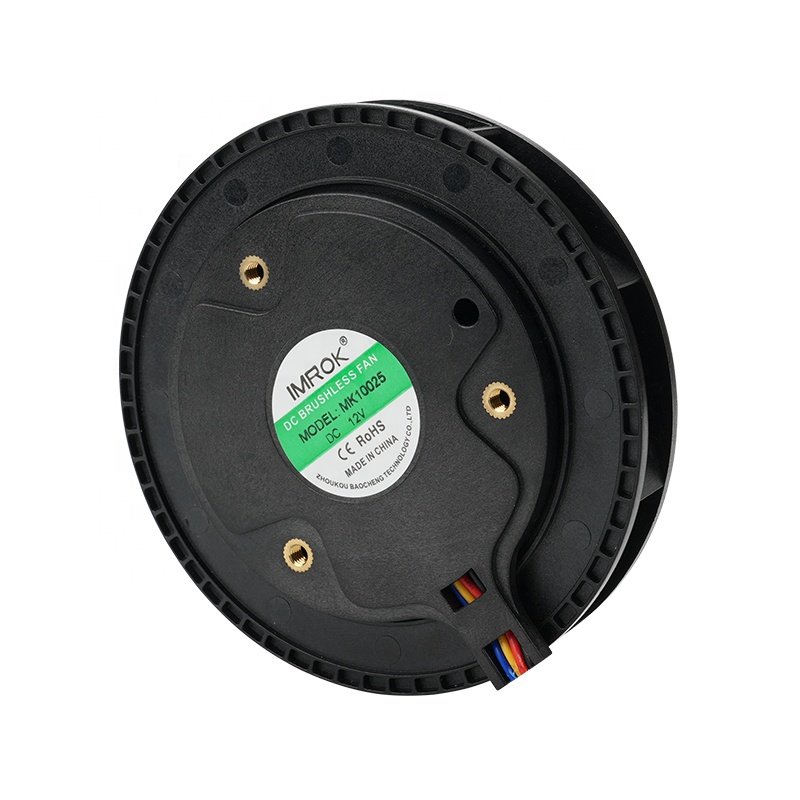High Pressure 10025 12v 24v Small Radial Centrifugal Brushless Frameless Fan Dc Cooling Fan