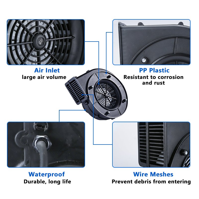 EU Standard 180W 220W Electric Mini Air Dancer Pump Centrifugal Fan Air Blower for Inflatables