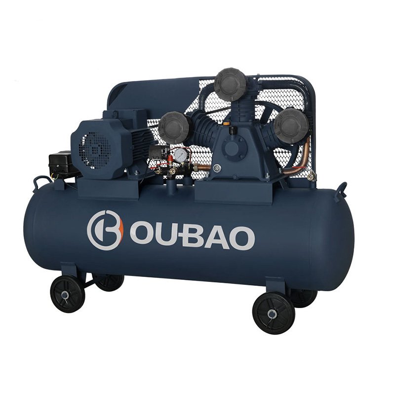OUBAO Best Quality 7.5Kw 10Hp Mini Car Portable Belt Driven Air Compressor