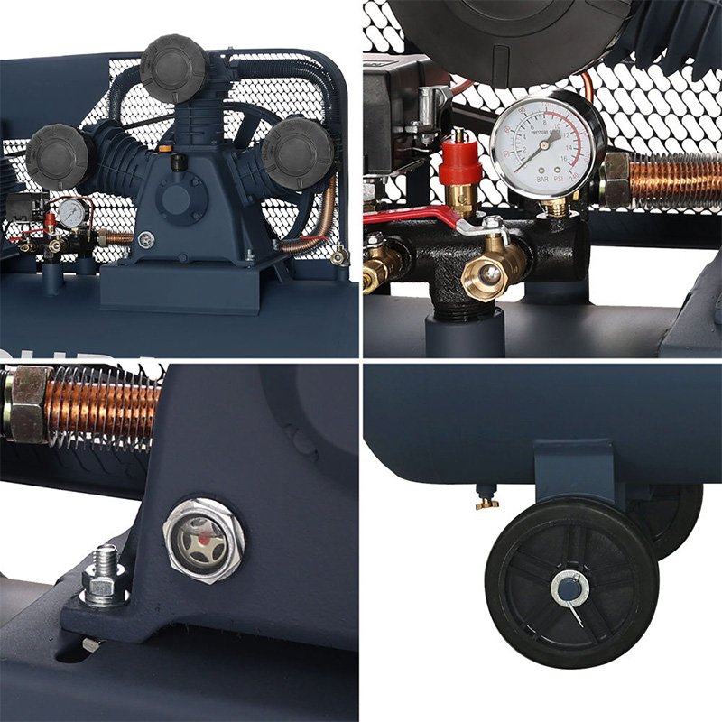 OUBAO Best Quality 7.5Kw 10Hp Mini Car Portable Belt Driven Air Compressor