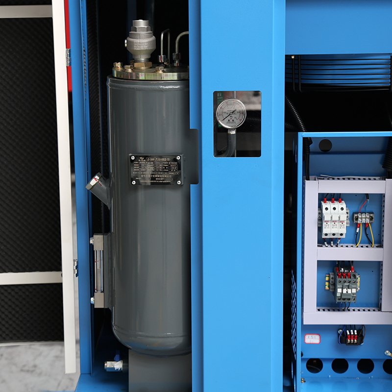 Combined Hm22-16 1.4m3/Min Fixed Speed Screw Air Compressor with 600L Tank and 6 Level Filter