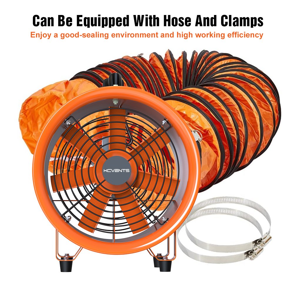 High End Big Most Powerful Blower Fan Portable 20 Inch Air Duct Blowers Portable Ventilation Fans