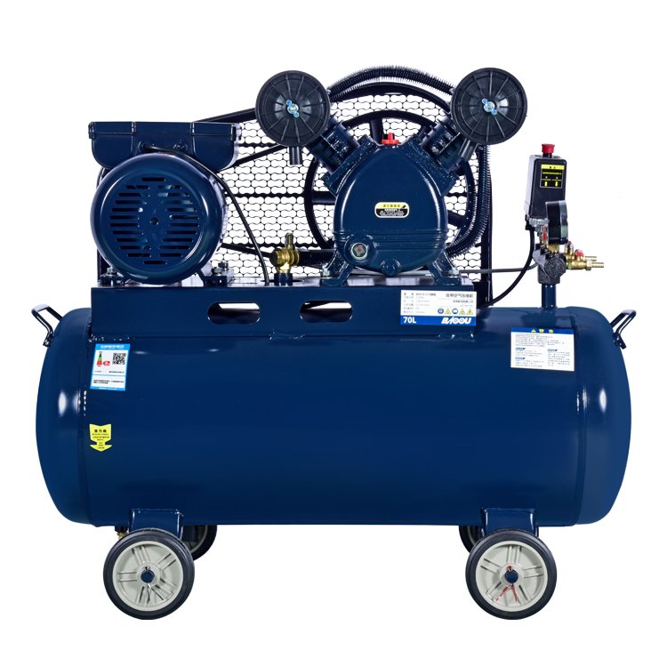 1.1kw 1.5hp 2-cylinder Belt-driven 100L air Compressor for Sale Painting Cars