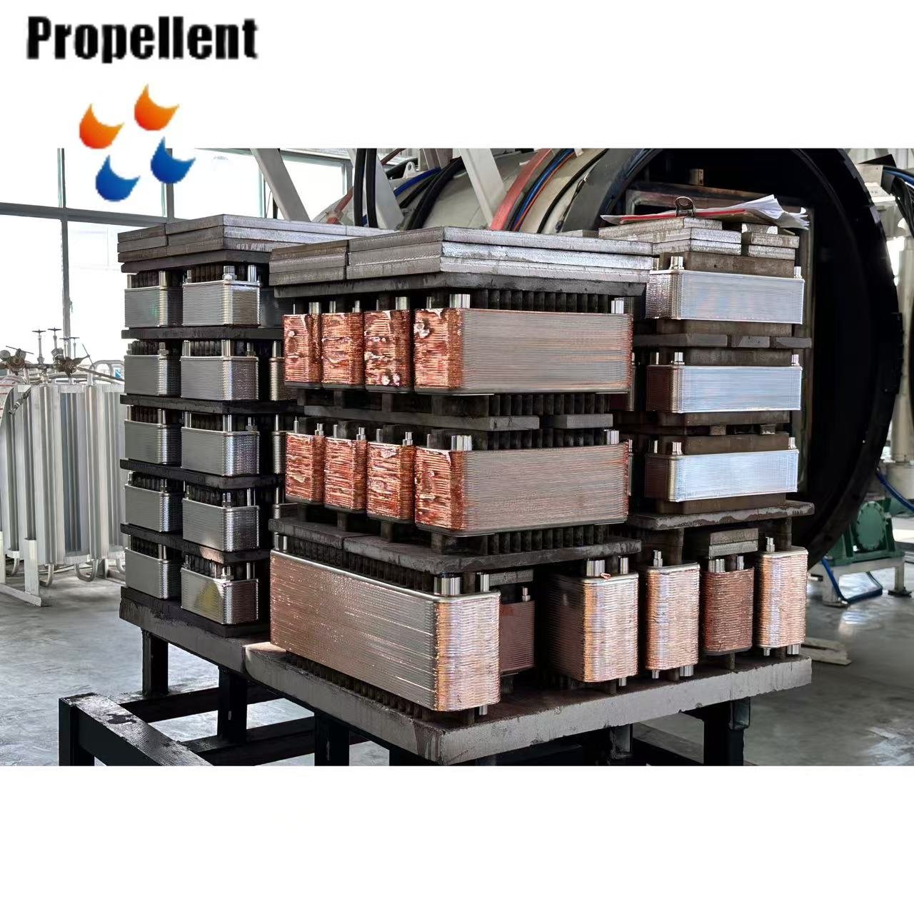 hot sale plate heat exchanger welded plate type heat exchanger for water food