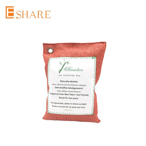 Activated Natural air Purifying Bags Bamboo Charcoal Bag