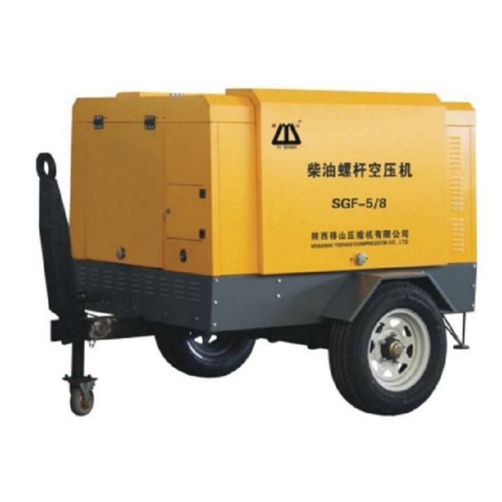Customized Service Stable Output Highly Adaptable Medium and High Pressure Prototype Diesel Screw Air Compressor