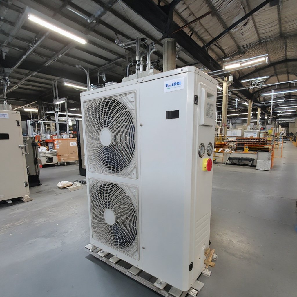 5HP Wall-Mounted Air Condensing Unit Converter Fan Mobile Cold Room Freezer Equipment Refrigeration Heat Exchange Motor Engine
