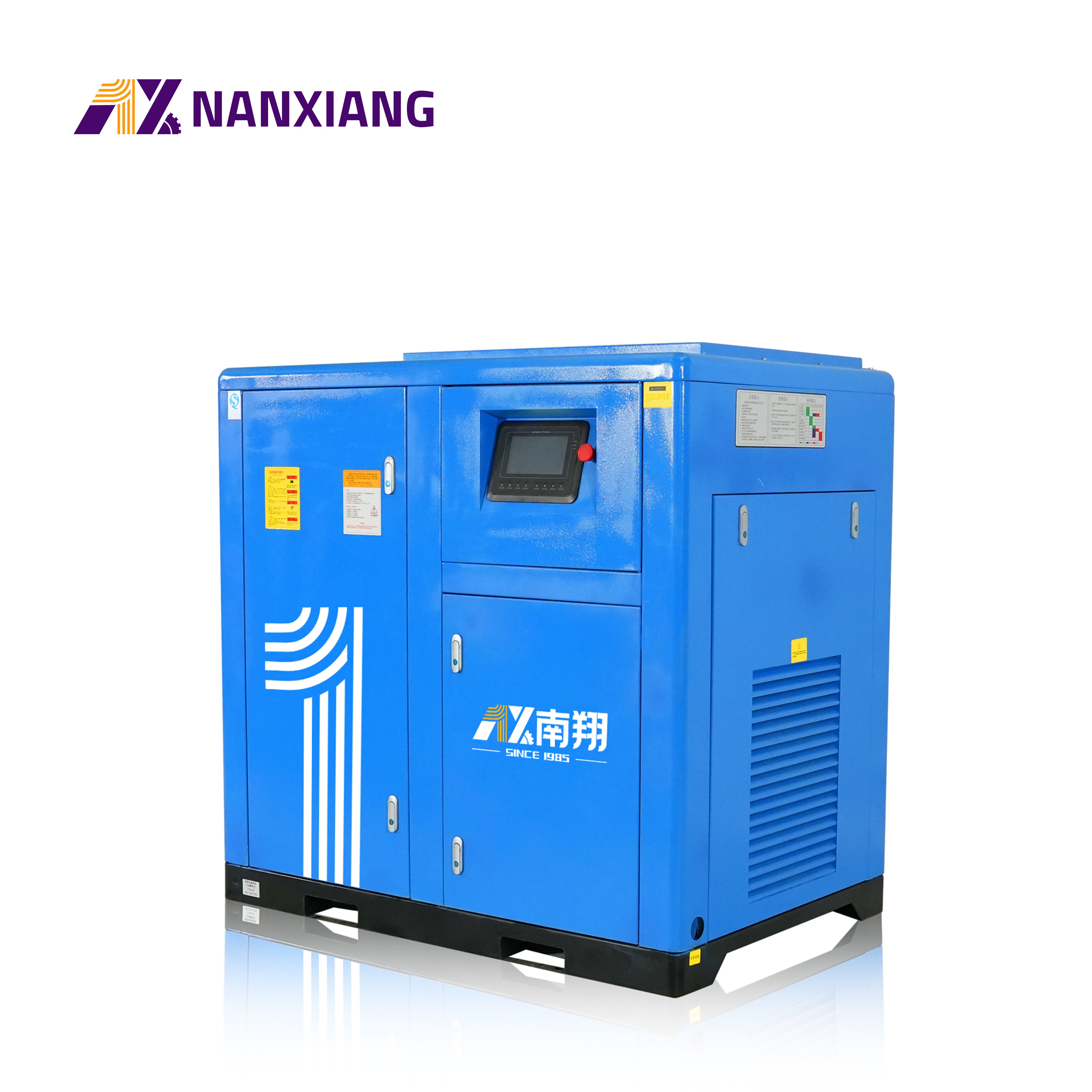 China Factory 100% Oil Free High Efficiency Air Compressor 7.5kw 10ph 12bar Oil-Free Screw Air Compressor