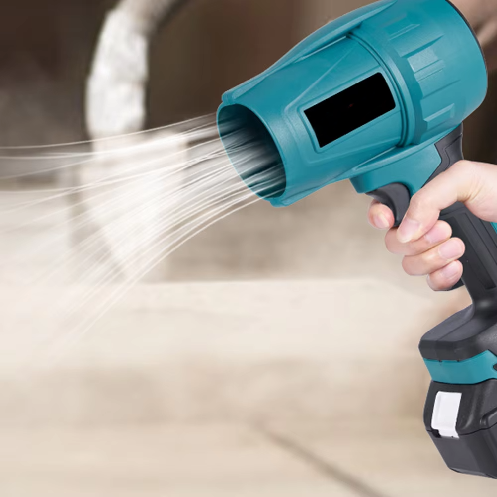 Mini Industrial Turbo Jet Fan Blower Cordless DIY Grade Battery-Powered Plastic Mini Jet Fan With Lithium Battery