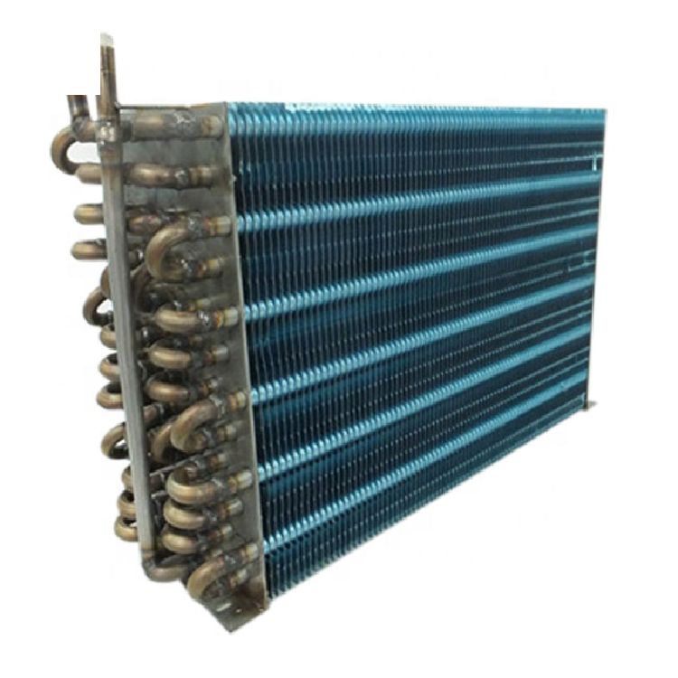 High Specification Condenser Air-cooled Aluminum Fin Cold Row Freezer Condenser