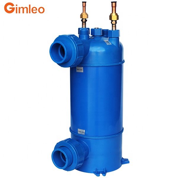 Rohs Compliant Titanium Heat Exchanger for Swimming Pools Pure Titanium Seamless Tube in Heat Cool Mode
