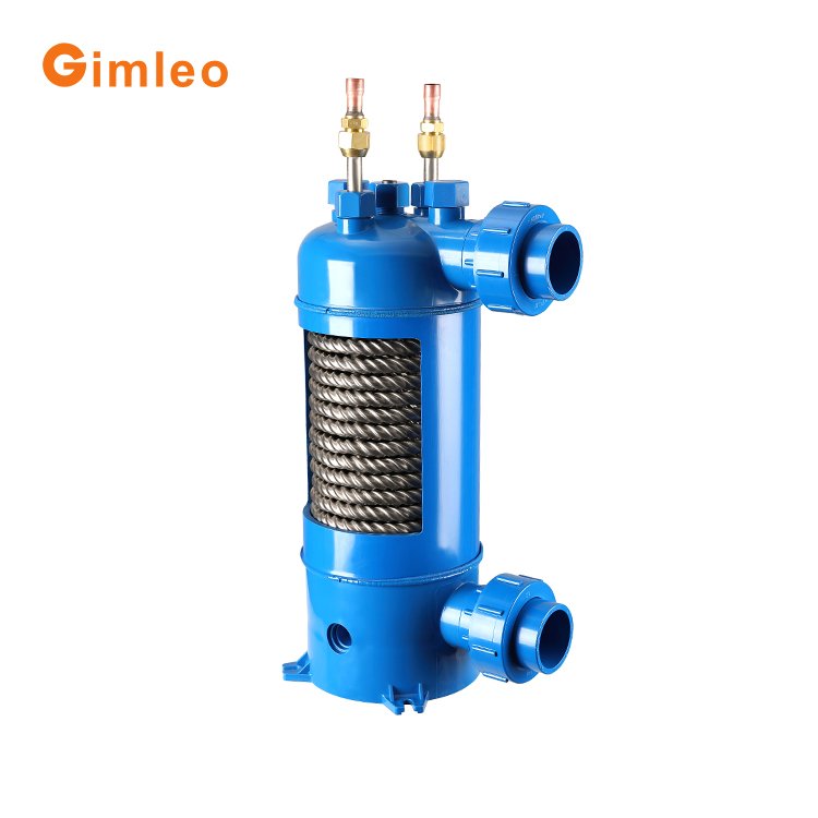 Rohs Compliant Titanium Heat Exchanger for Swimming Pools Pure Titanium Seamless Tube in Heat Cool Mode