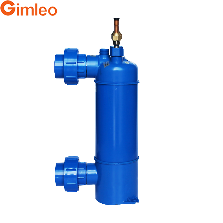 Rohs Compliant Titanium Heat Exchanger for Swimming Pools Pure Titanium Seamless Tube in Heat Cool Mode