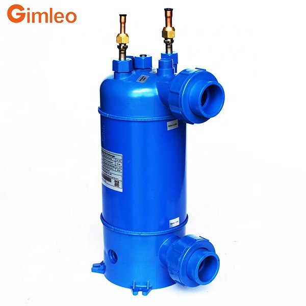 Rohs Compliant Titanium Heat Exchanger for Swimming Pools Pure Titanium Seamless Tube in Heat Cool Mode