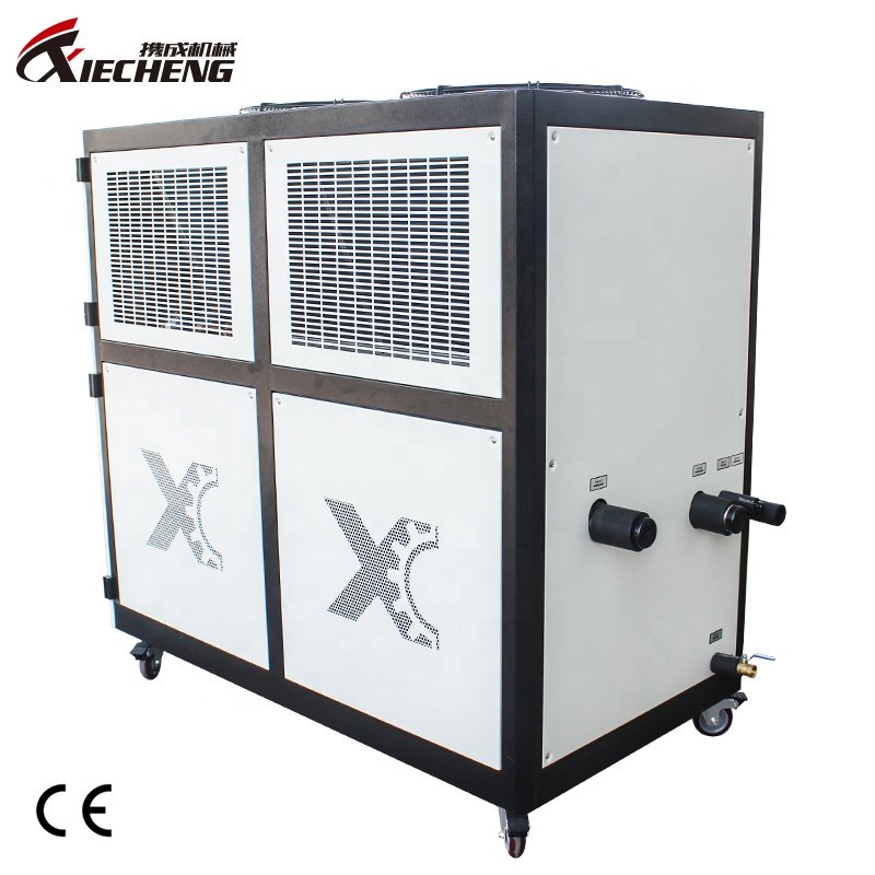 Water Tank Chiller 10Ton 25284Kcal/h Industrial Air Cooled Chiller 10HP Water Chiller for Injection Molding Machine