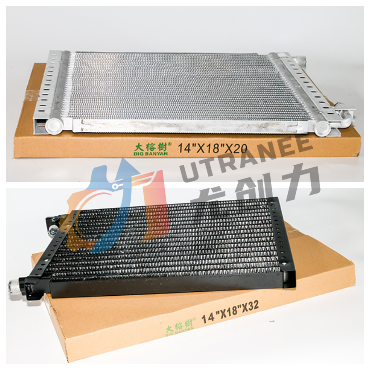 Automotive Air Conditioning Systems Car Cooling Parts Universal AUTO AC Condenser 14*18*20/14*18*32cm