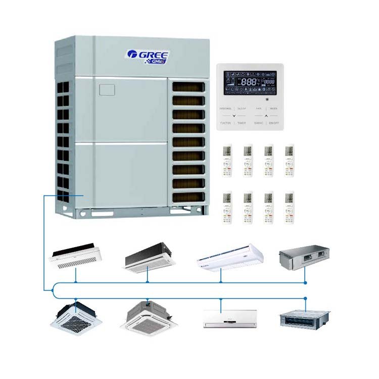 Wall Mounted Air Conditioner Split System 3.6kw Full Dc Inverter Vrf System Indoor Unit Air Con