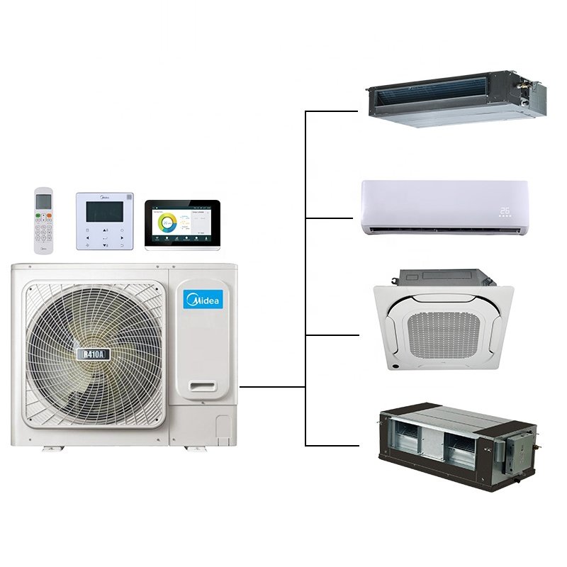 Midea 14hp 16hp V6 Seri Vrf 380V 50 60hz 48000btu Ac Air Conditioner