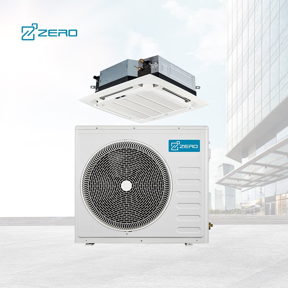 ZERO R410a Cooling and Heating On/off Side Discharge Condensing Unit air Conditioning 18000-48000 Btu 50Hz Air Conditioner