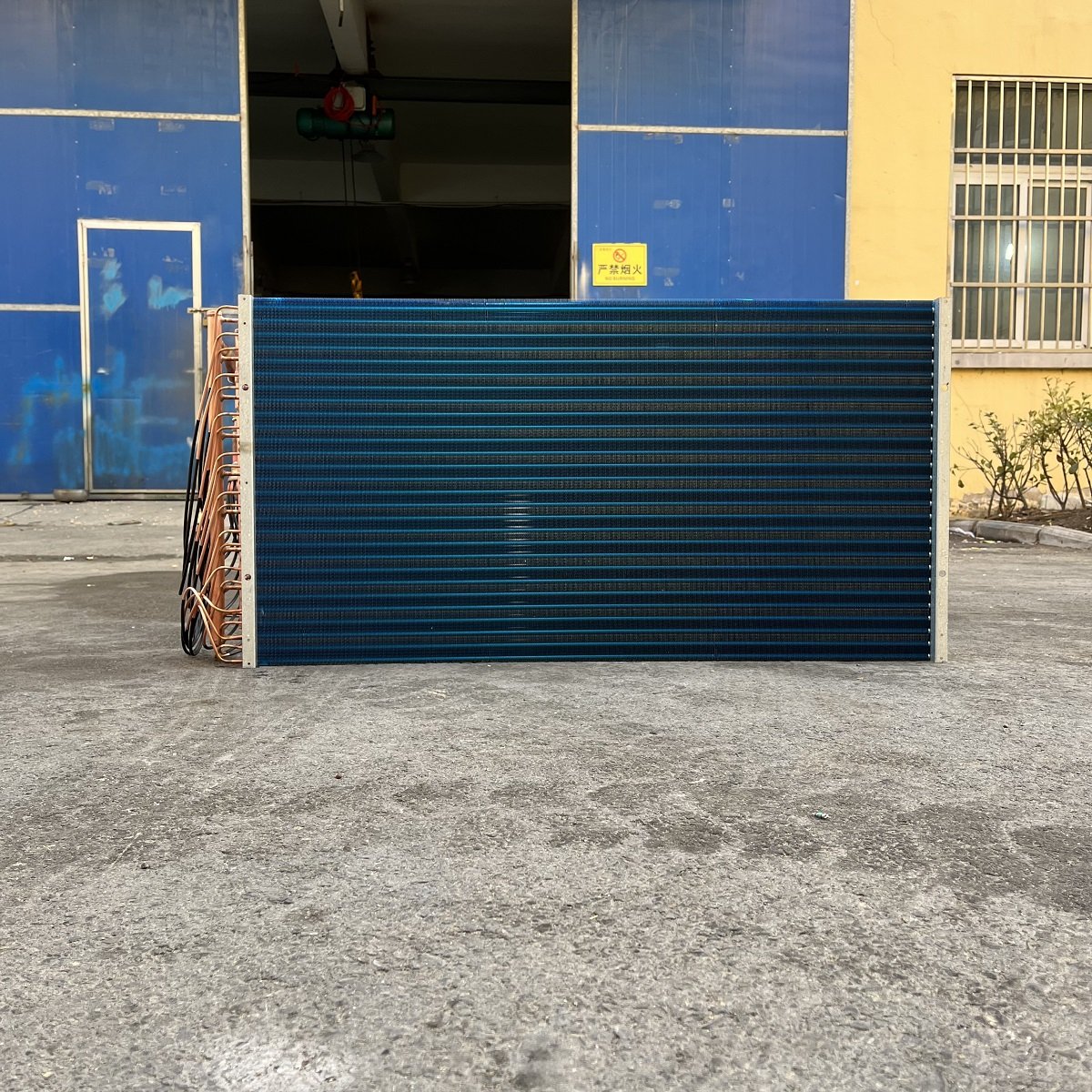Copper Water AC System Fan Coil Unit with New Cooler Components Tube Heat Exchanger Evaporator Condenser Radiator Core Plate