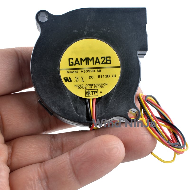 GAMMA26 A33999-68 5cm 50mm Blower Fan 50x50x15mm DC12V 0.17A Centrifugal Fan Cooling Fan for Projector Printers