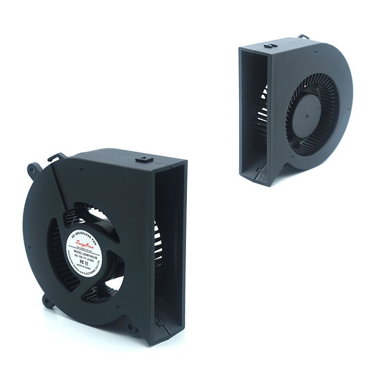 Large air Volume Turbo Fan Ball Bearing 100x100x33mm Pwm 12v Centrifugal Fans Dc Blower for Projector