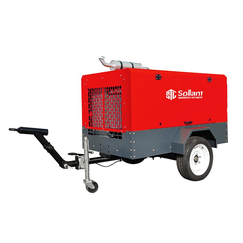 Compressor Machine diesel 185cfm diesel Engine Isl air Compressor diesel Portable air Compressor