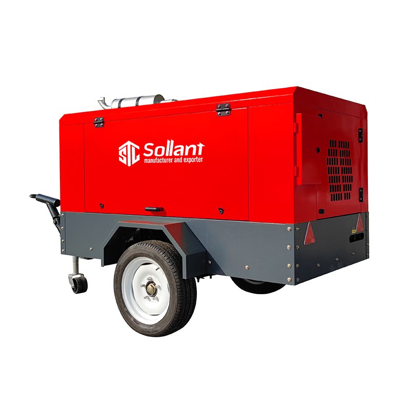 Compressor Machine diesel 185cfm diesel Engine Isl air Compressor diesel Portable air Compressor