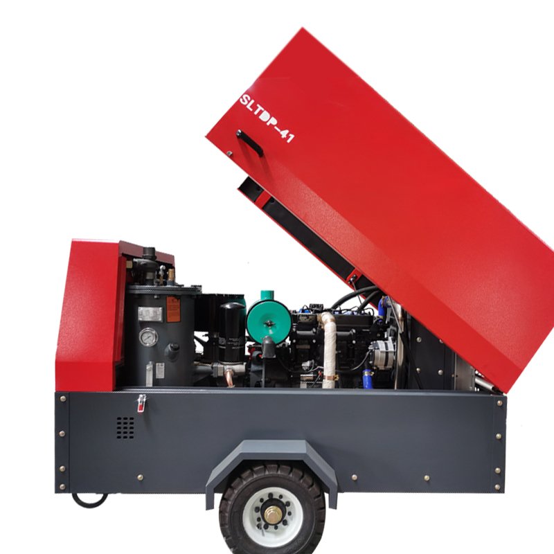 Compressor Machine diesel 185cfm diesel Engine Isl air Compressor diesel Portable air Compressor